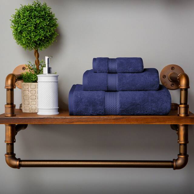 Marche Egyptian Cotton 3 Piece Towel Set by Miranda Haus