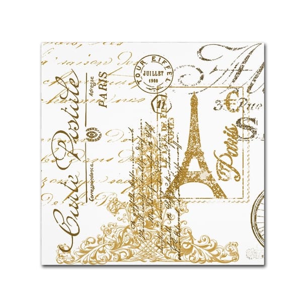 slide 2 of 3, Jean Plout 'Paris 2' Canvas Art 14 x 14