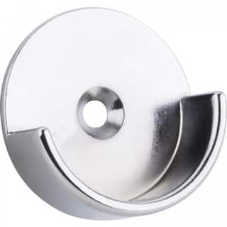 Hardware Resources Open Top Press Fit Closet Rod Mounting Bracket for