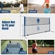 preview thumbnail 3 of 7, Gymax 14FT Adjustable Badminton Net Set W/2 Shuttlecocks Portable