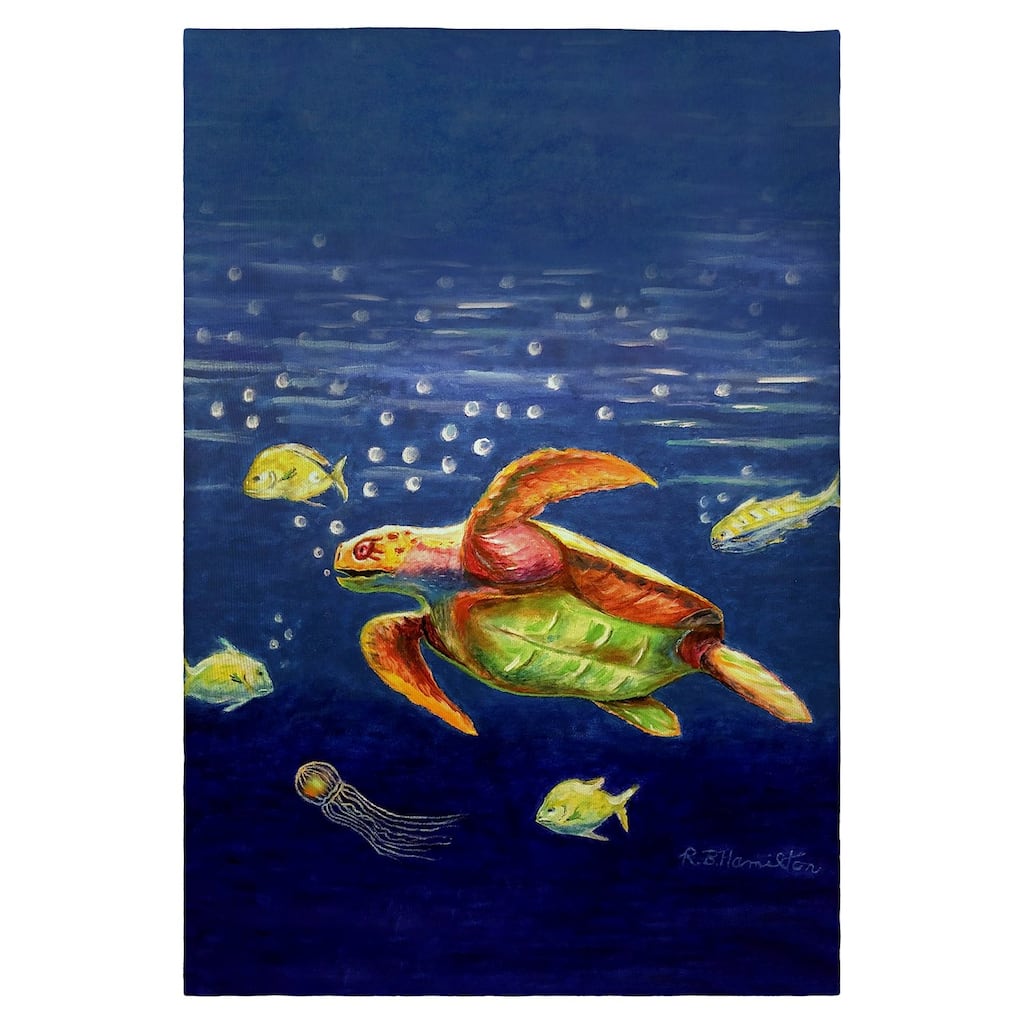 Dick's Sea Turtle Guest Towel - 20x20