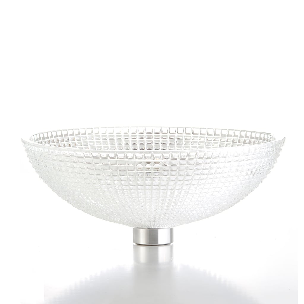 WS Bath Collections Crystal 678 Glamorous 16-7/8" Circular Glass