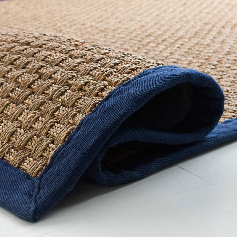 SAFAVIEH Natural Fiber Zymryd Basketweave Seagrass Rug