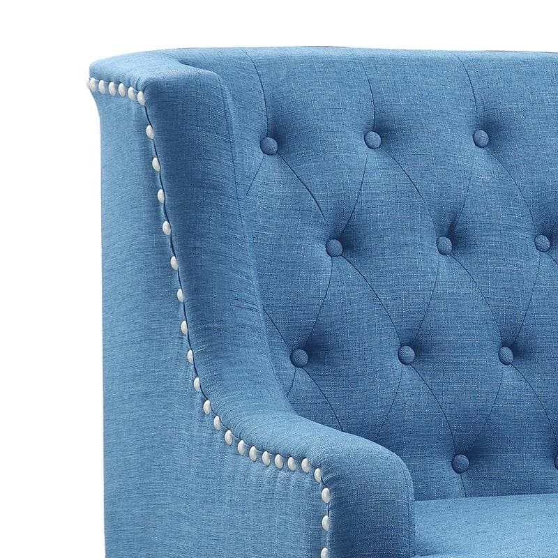 Madison Park Jewel Tufted Wingback Upholstered Club Chair