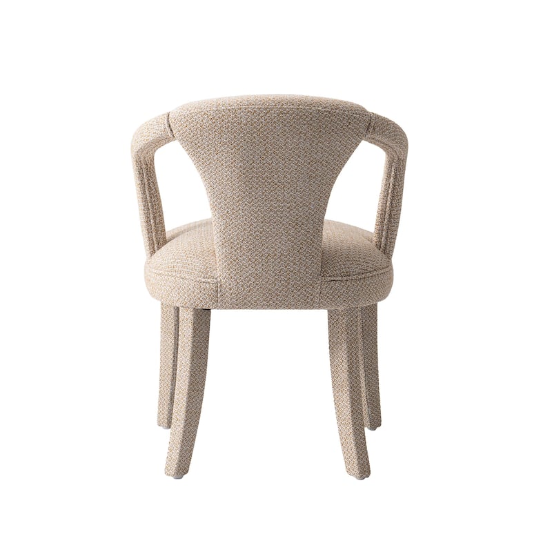 Manhattan Comfort Modern Palmer Tweed Dining Armchair