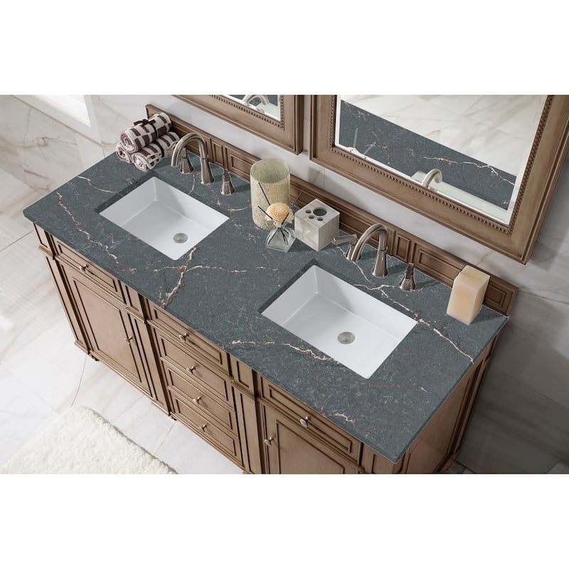 James Martin Vanities 157-V60D-FPBL Bristol 60" Free Standing Double