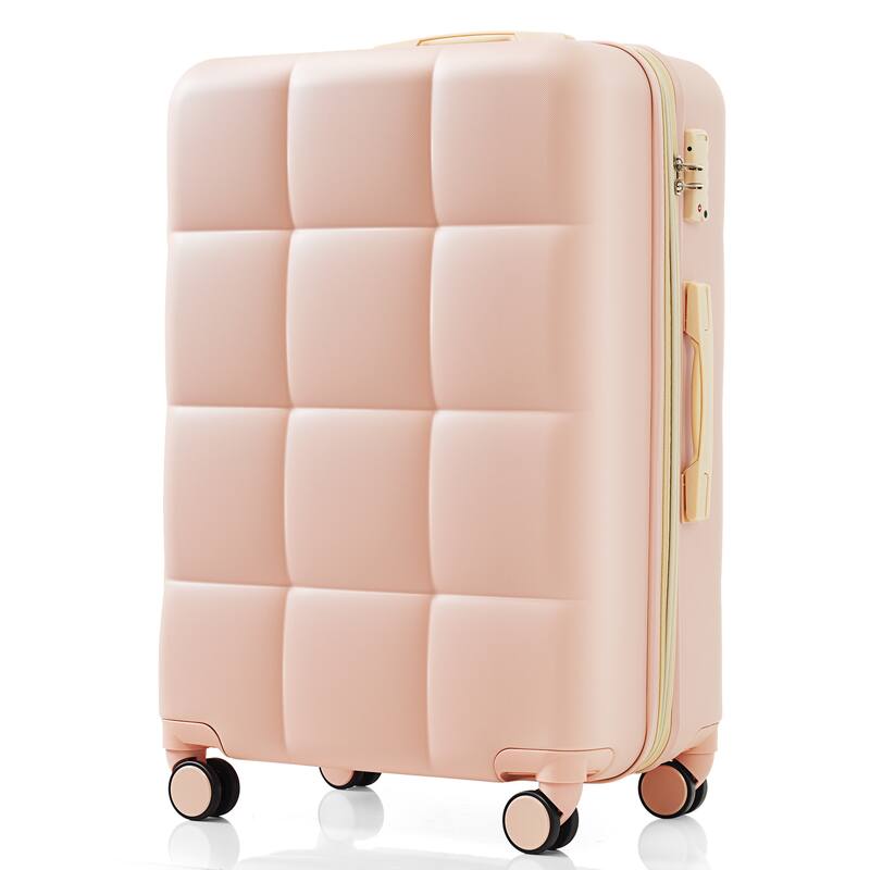 Luggage Set of 3, 20-inch with USB Port and Spinner Wheels