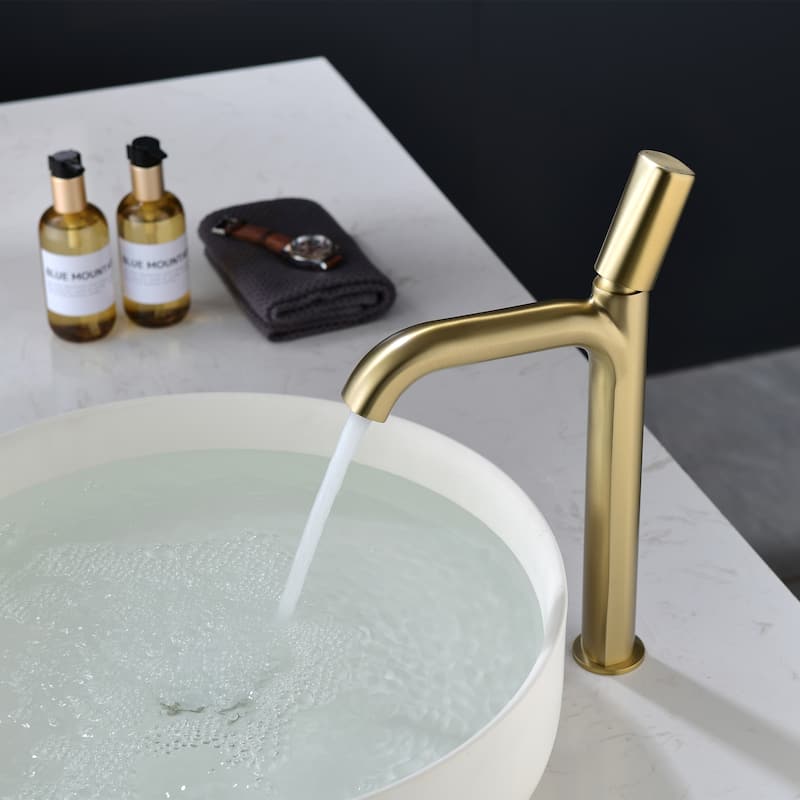Single Handle Single Hole Bathroom Sink Faucet