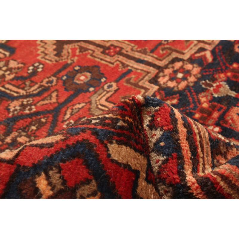 ECARPETGALLERY Hand-knotted Andelz Red Wool Rug - 3'10 x 6'9