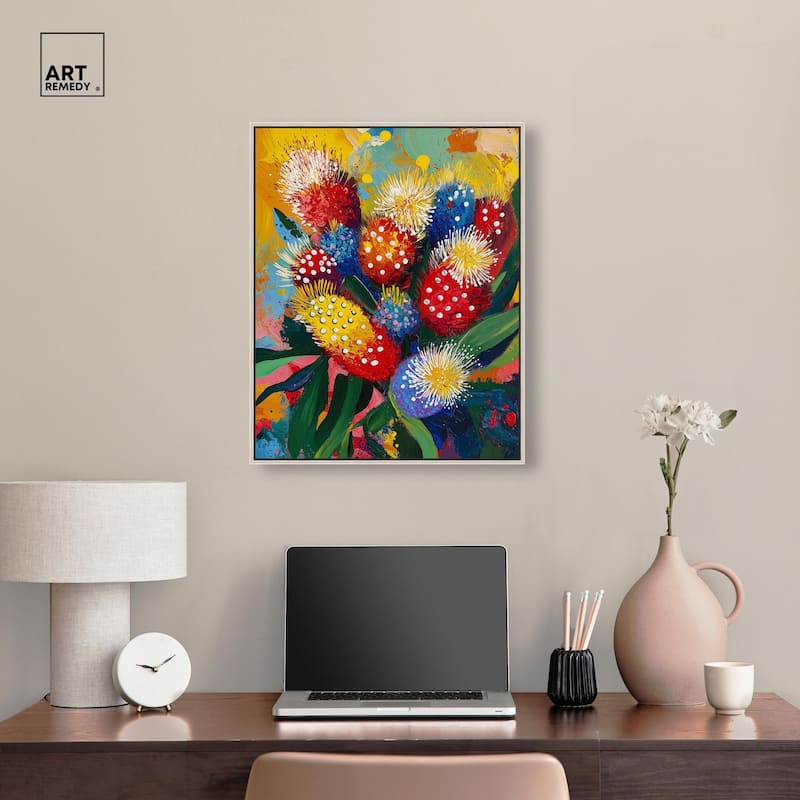 Vivid Flora II Canvas by Art Remedy