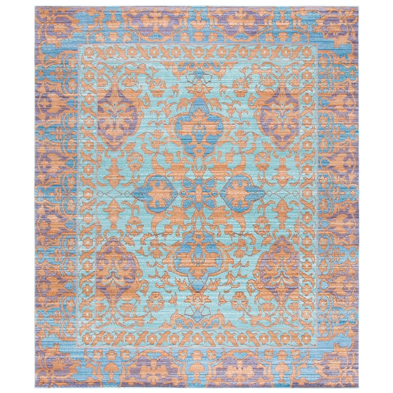 SAFAVIEH Valencia Kanika Distressed Vintage Boho Oriental Polyester Rug