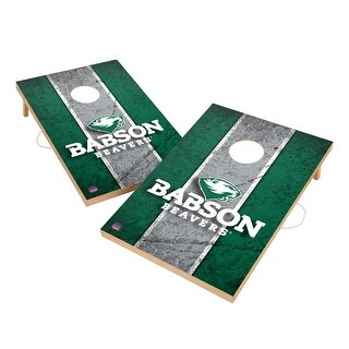 Vintage Babson Beavers Regulation 2x4 Cornhole Set