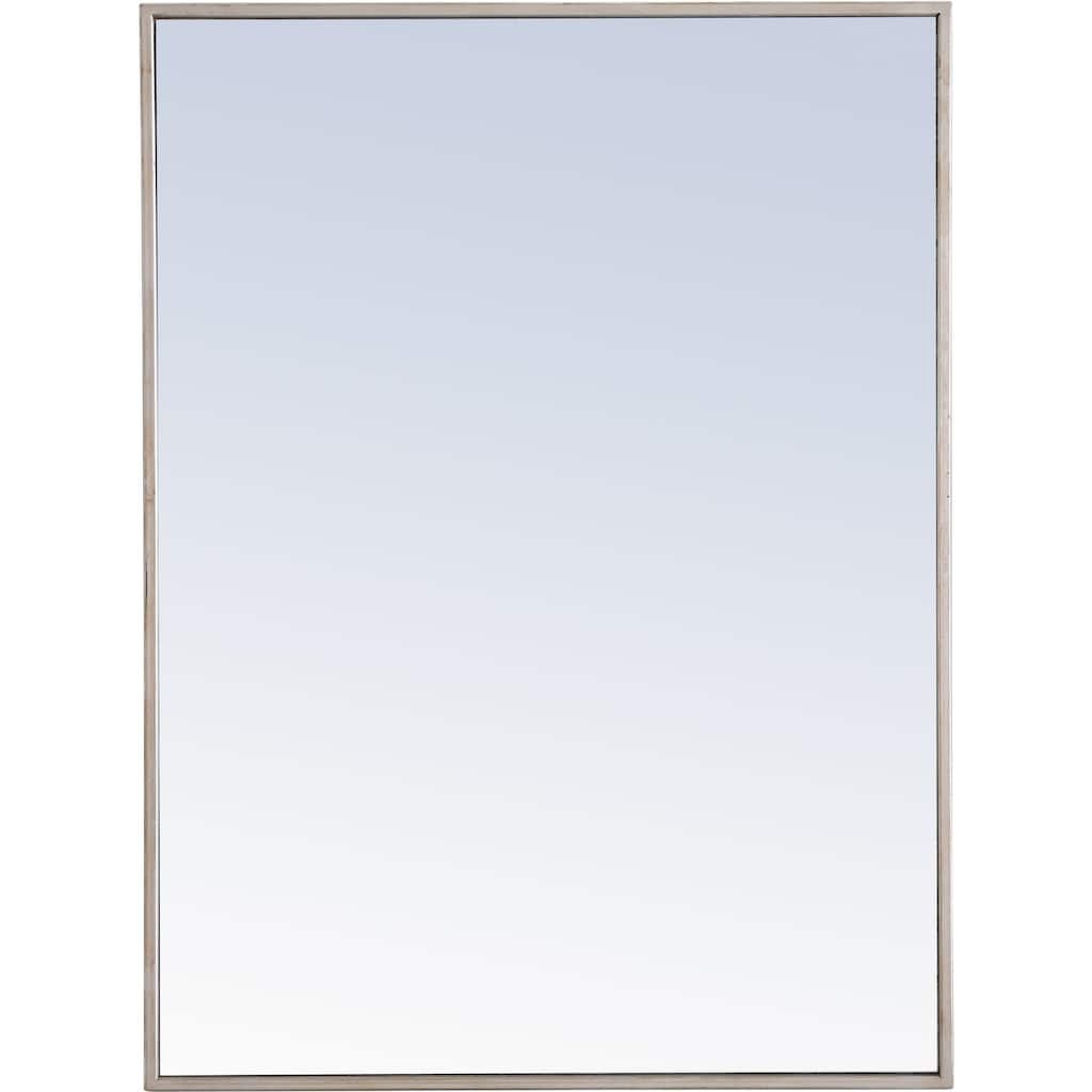 Elegant Lighting Eternity 32" x 24" Rectangular Metal Framed Wall