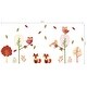 preview thumbnail 4 of 3, Walplus Animals Forest Flowers Trees Autumn Wall Sticker Nursery Decor