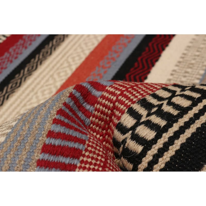 Nevada Red Kilim 5'0" x 7'7" - 5'0 x 7'7
