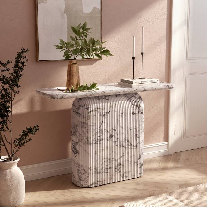 Studio London Capri Console Modern Hallway and Sofa Accent Table