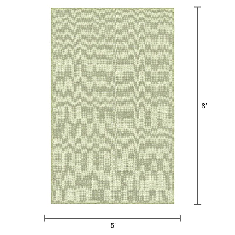 Handmade Villa Chevron Indoor/ Outdoor Reversible Area Rug
