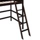 preview thumbnail 12 of 21, Twin Size Loft Bed with Ladder and Solid Wood Frame for Small Spaces