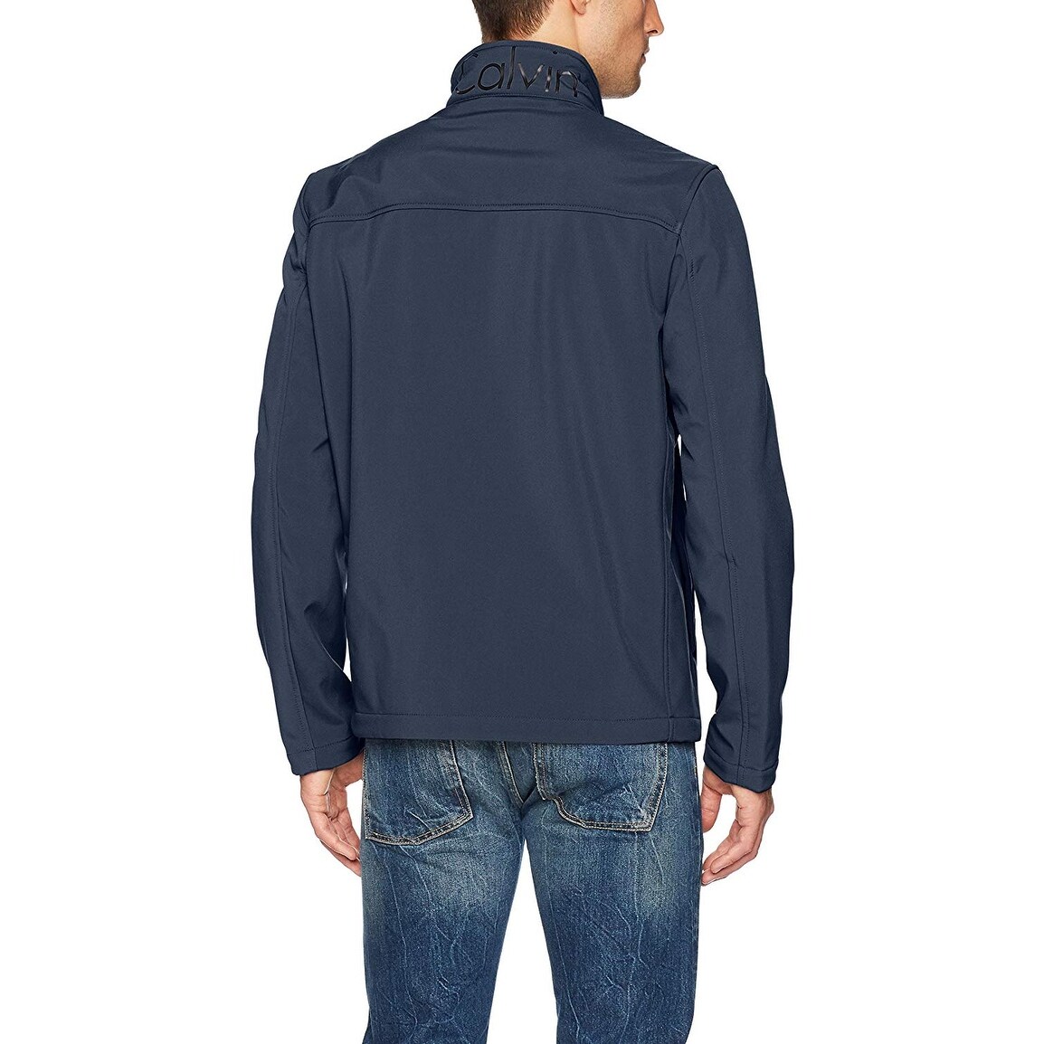 calvin klein men's open bottom hipster coat