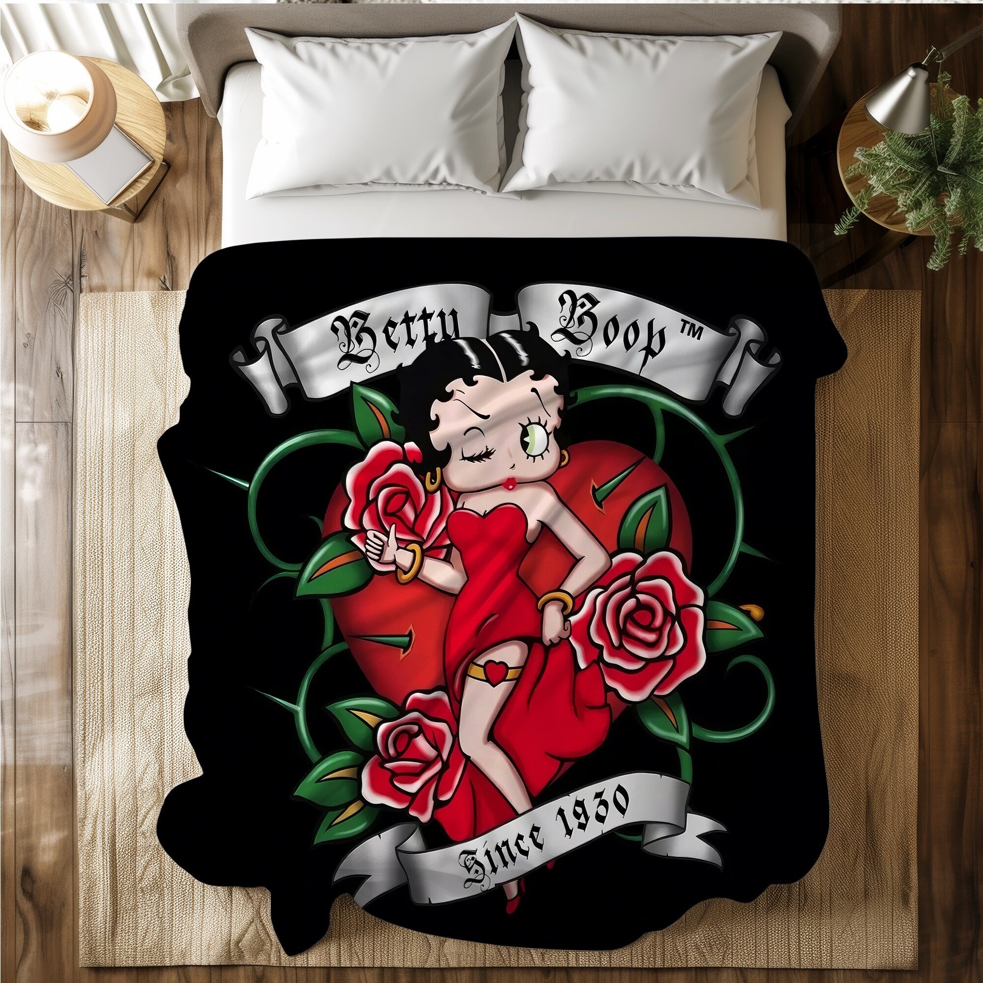 Betty Boop Super Soft Fleece Plush Throw Blanket for Couch - Picture 12 of 374