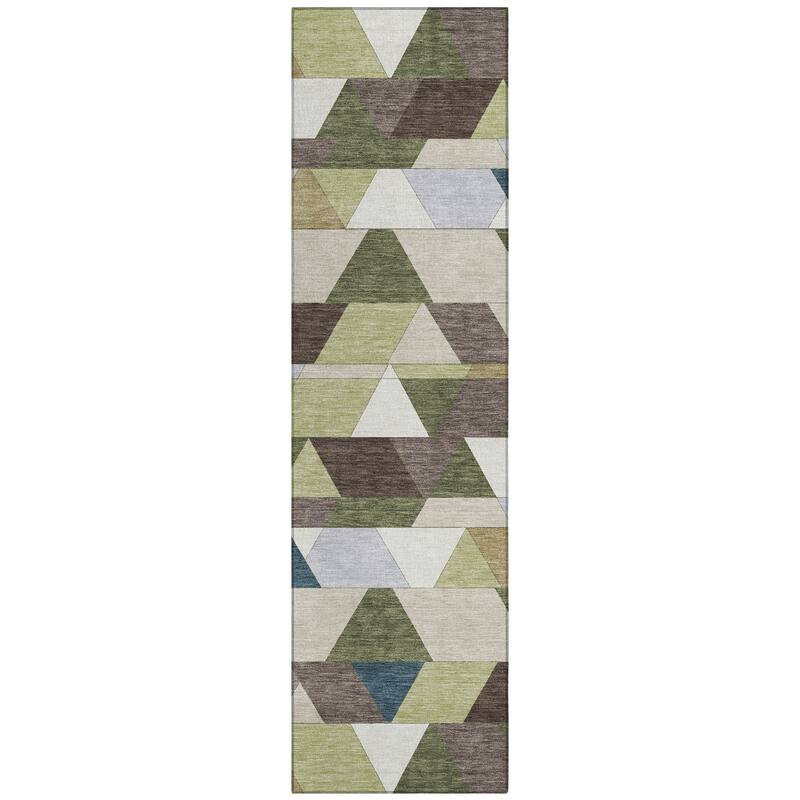 Machine Washable Indoor/ Outdoor Modern DeVaughn Chantille Rug