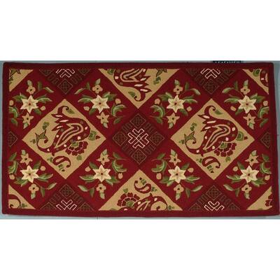 SAFAVIEH Handmade Chelsea Ferah French Country Wool Rug