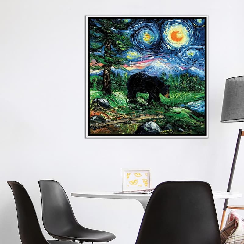 iCanvas "Smoky Mountain Night" by Aja Trier Framed