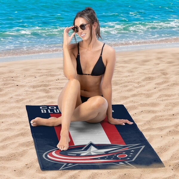 NHL Zone Read Beach Towel 30 x 60 inches - Bed Bath & Beyond