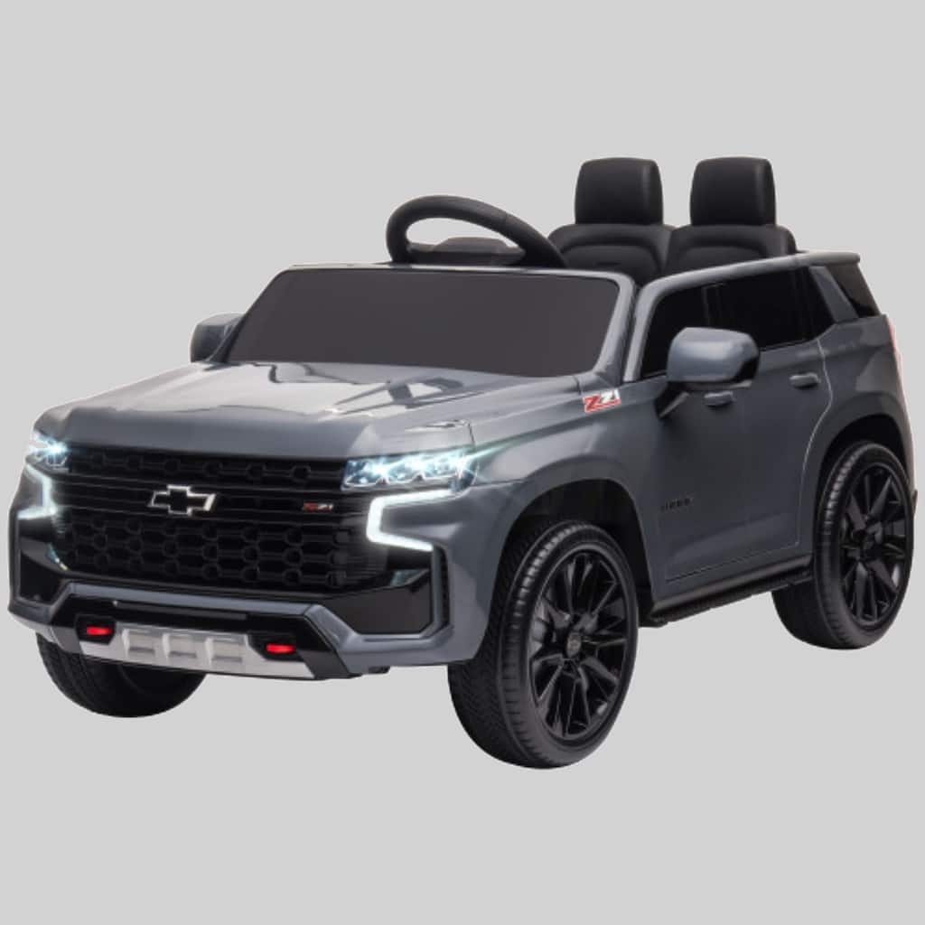 Chevrolet TAHOE 12V Electric Ride On Car for Kids, Remote Control, Music, Lights, Horn, Suspension System