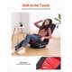 preview thumbnail 3 of 1, Adjustable 6-Position Swivel Floor Chair with Backrest & Foldable Design - 21.3" x 24.6" x 30"