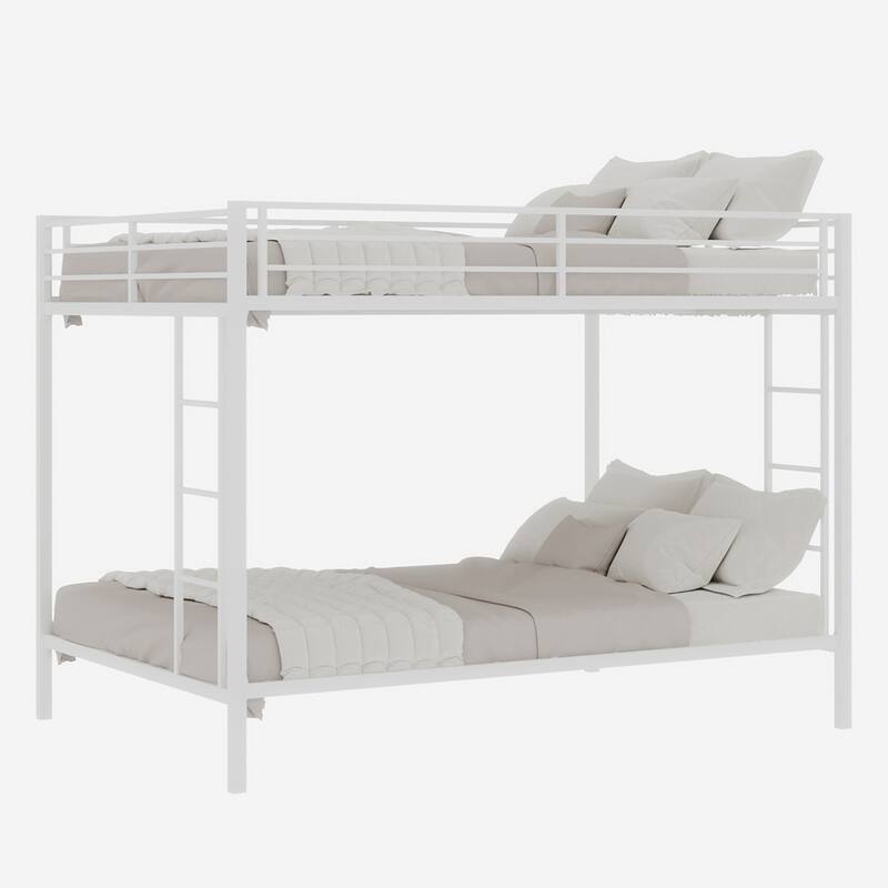 Multi-Functional Metal Bunk Bed, No Box Spring Needed, Bunk Bed Frame for Aldults Dorm Bedroom Guest Room