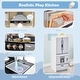 preview thumbnail 7 of 8, Gymax Kids Wooden Pretend Play Kitchen Toddlers Toy with Refrigerator