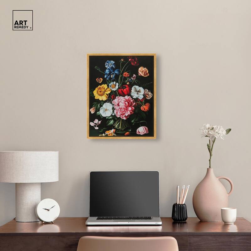 Violet Vignette I Canvas by Art Remedy
