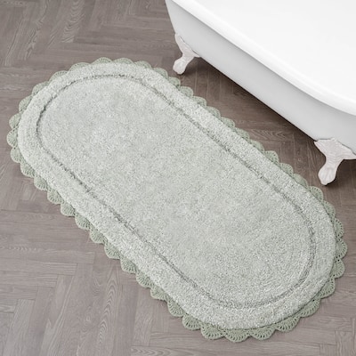Laura Ashley Eloise Crochet Border Bath Mat
