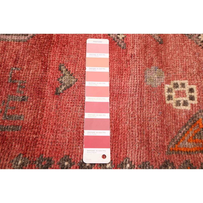 ECARPETGALLERY Hand-knotted Andelz Dark Copper Wool Rug - 3'8 x 8'5