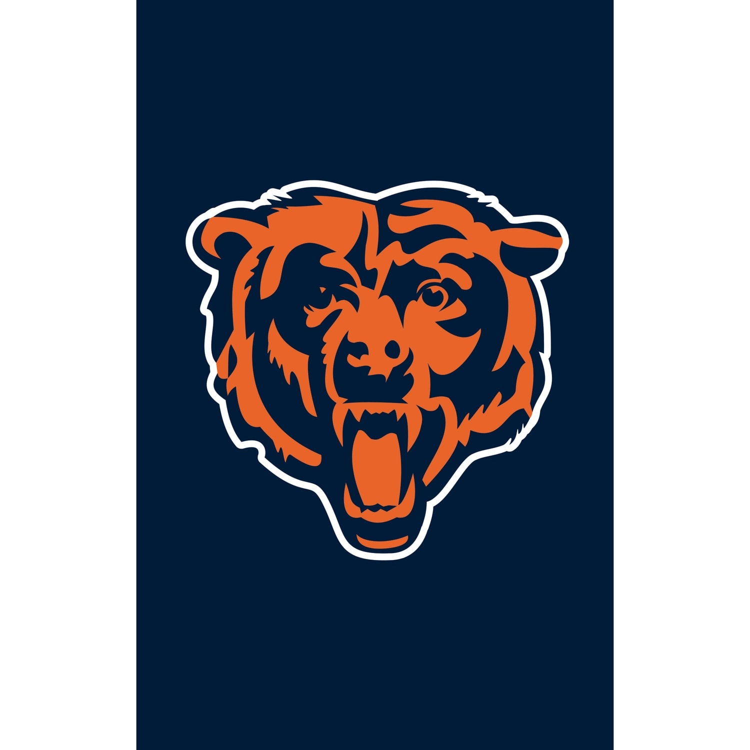 Applique Flag, House Size, Chicago Bears