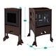 preview thumbnail 36 of 61, Kids Wooden Kitchen Step Stool with Safety Rails and Anti-Slip Mat, Kids Countertop Step Stools for Kids