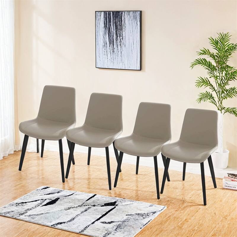 Dining Chairs 4PCS,Kitchen & Dining Room Chairs,Sturdy Metal Legs