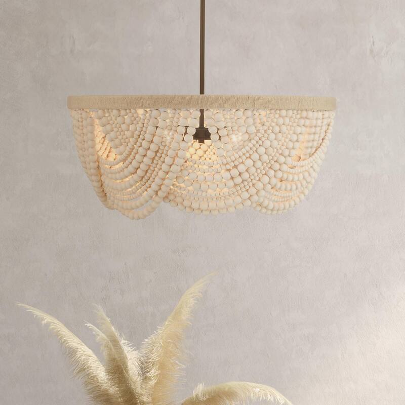 Hunter Autumndale Chandelier - Dining Room, Entry, Living Room - Organic Modern - 28"