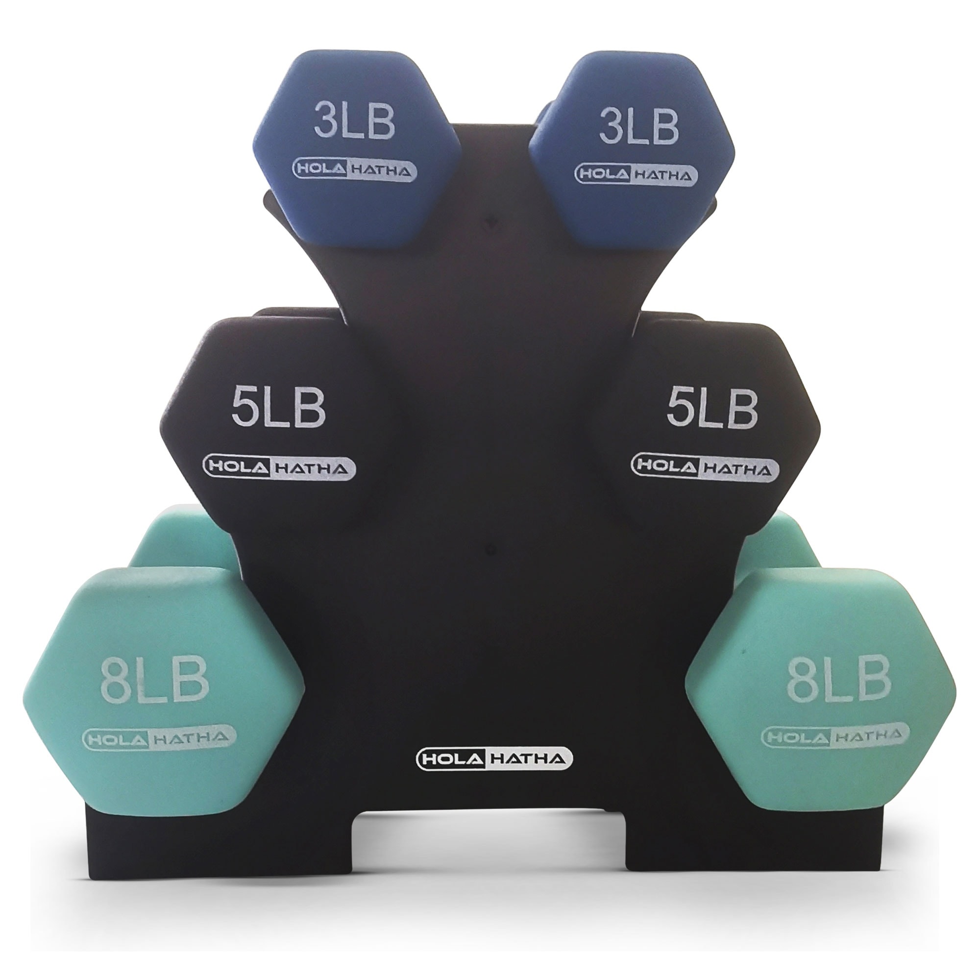 8 lb sales dumbbell set