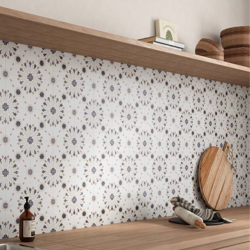 The Tile Life Dahlia 6x6 Matte Porcelain Floor & Wall Tile
