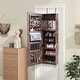 preview thumbnail 7 of 29, Costway Door Wall Mount Touch Screen LED Light Mirrored Jewelry - See Details