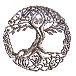 Handmade Celtic Tree of Life Wall Art (Haiti)