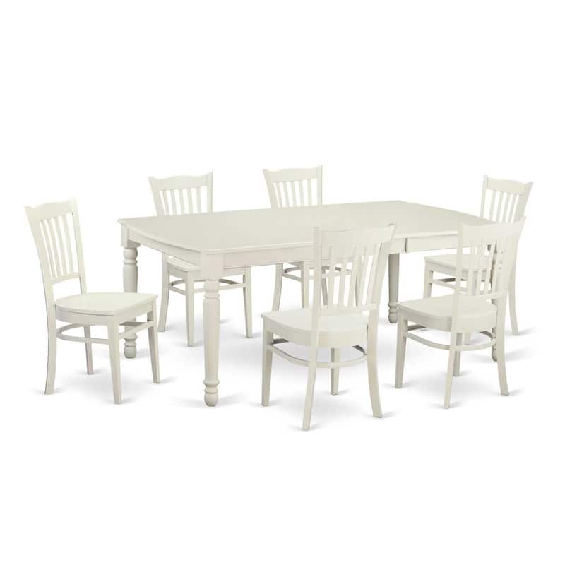 Dining Room Table Set with 8 Chairs - Nordic Style Kitchen Table and Chair Set