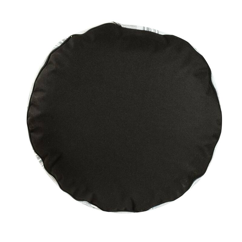 Prisma Navy Tall Pouf