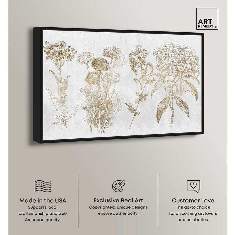 Floral Selection Quad Canvas by Art Remedy