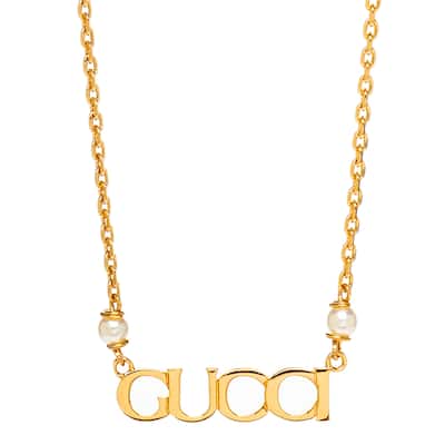 Gucci Letter Necklace - Gold-tone