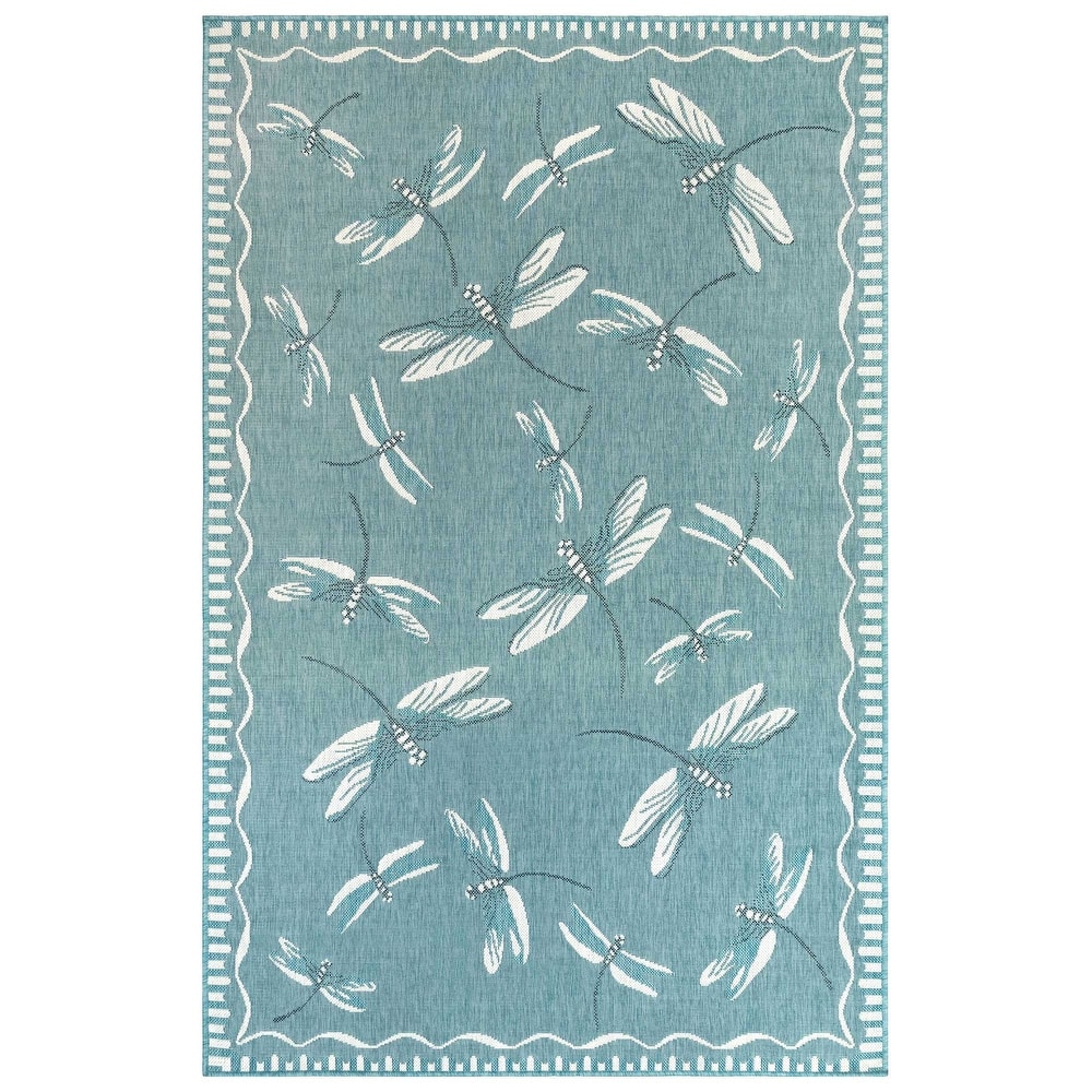 Liora Manne Carmel Dragonfly Indoor/Outdoor Rug