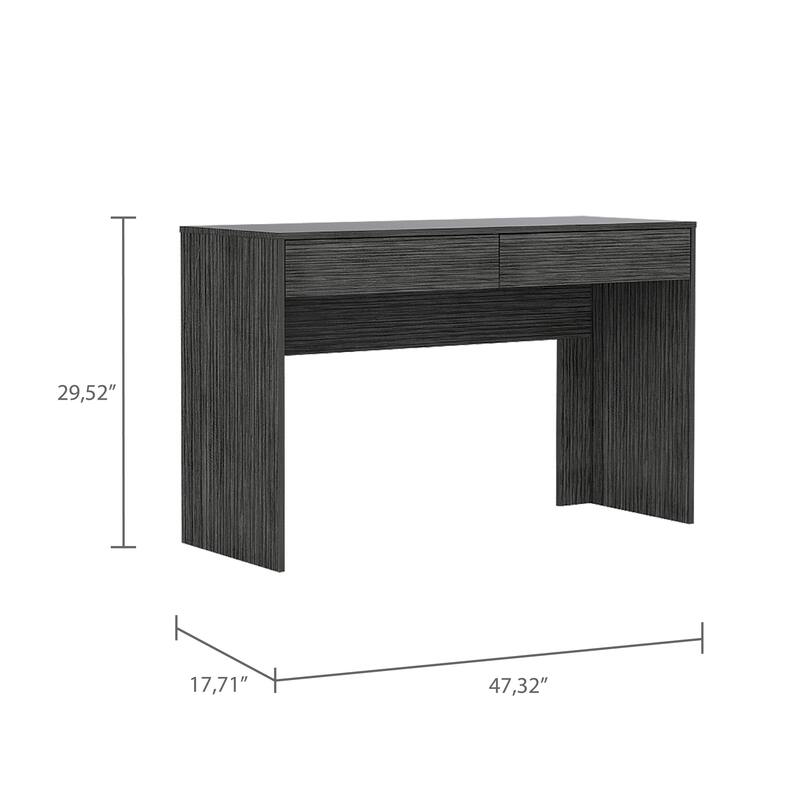 Acre 47-inch Wide Writing Computer Desk with 2 Drawers