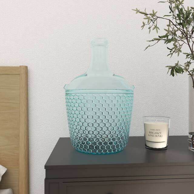 Clear Recycled Glass Spanish Vase
